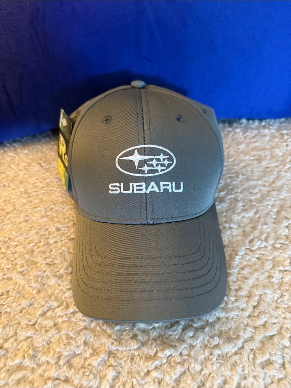 NWT Gray Subaru Embroidered Logo hat